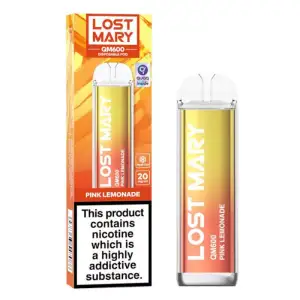 Pink Lemonade Lost Mary QM600 Disposable Vape